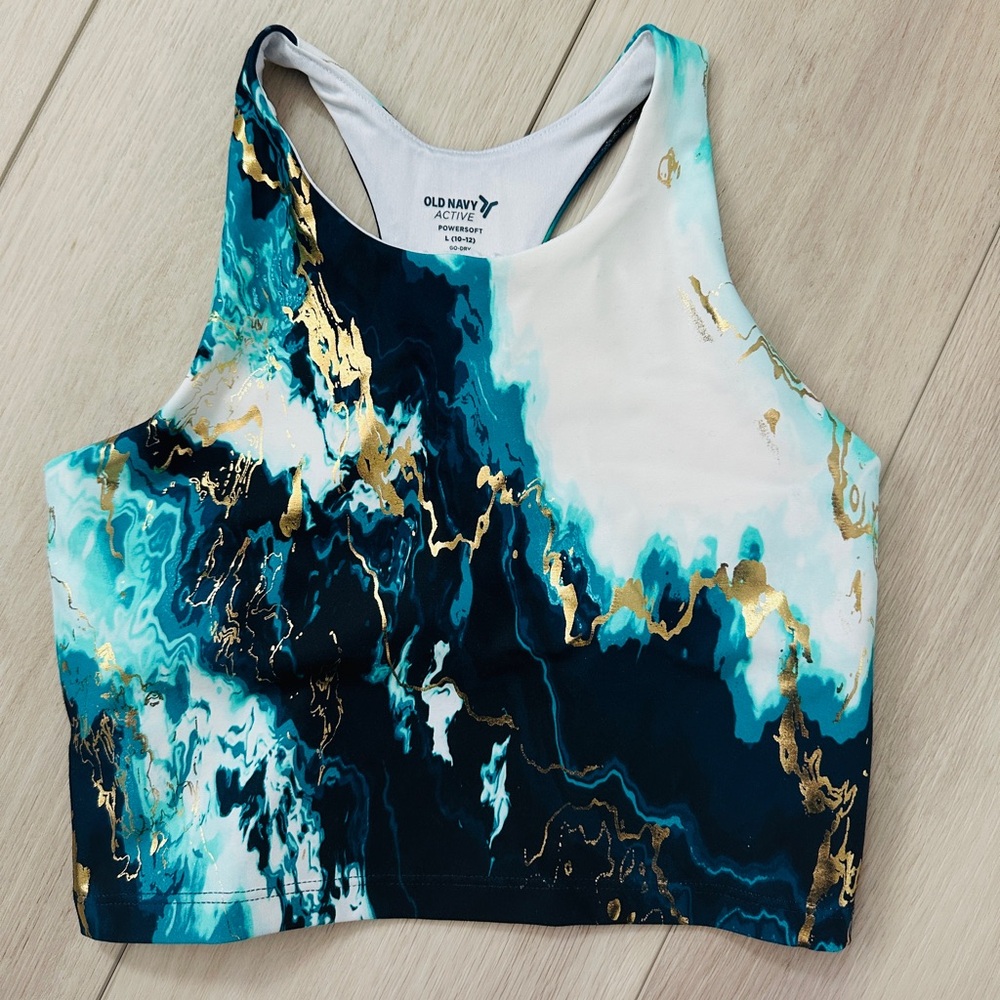 Old Navy PowerSoft Longline Sports Bra - Girls